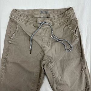 Charles and A Half Jogger Pants Grey/Tan